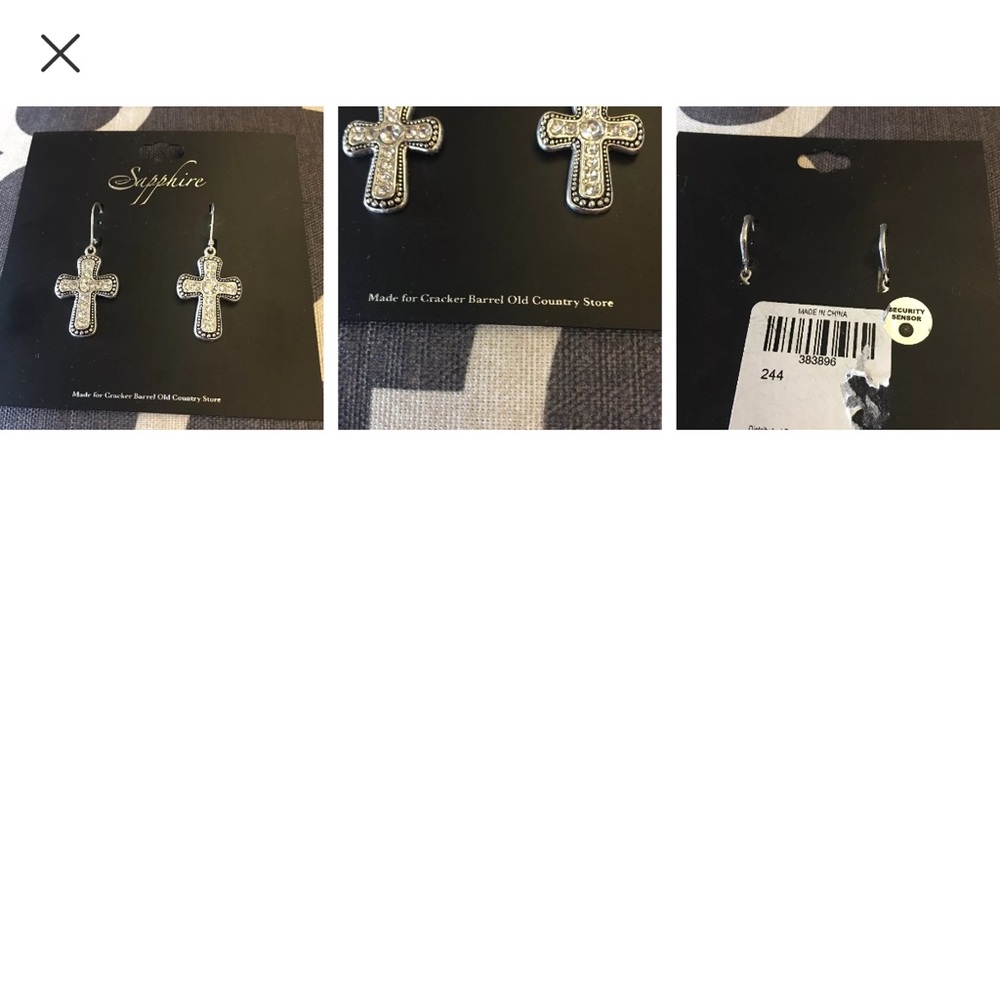 Beautiful Cross Earrings! NWT!