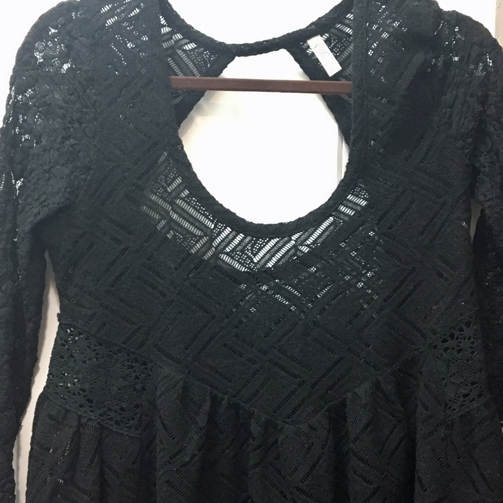 Free People Lace Shirt