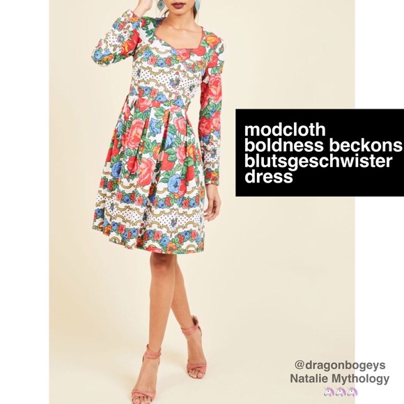ModCloth Dresses & Skirts - ModCloth Boldness Beckons Dress