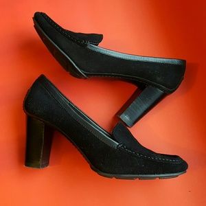 Nine West Black Suede Pumps