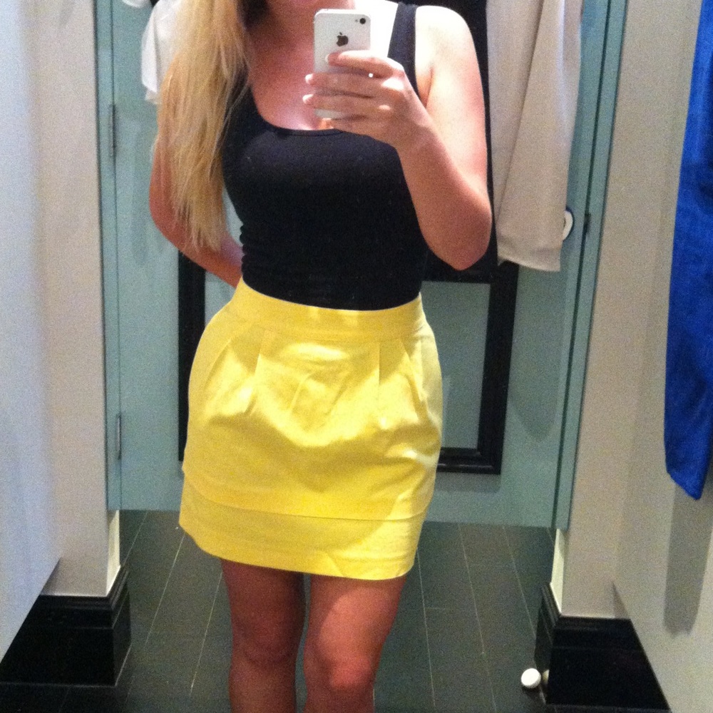 Forever 21 Skirt, Yellow