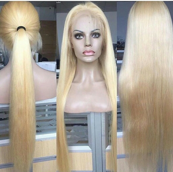 Human Hair Blonde Beauty Lacefront Wig