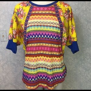 Vibrant Floral Ivy Jane Blouse