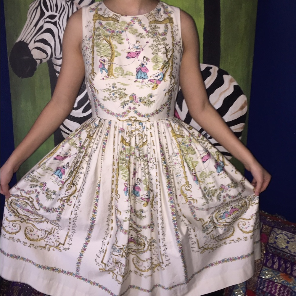 Vintage J.Crew Versailles Dress - Picture 1 of 7