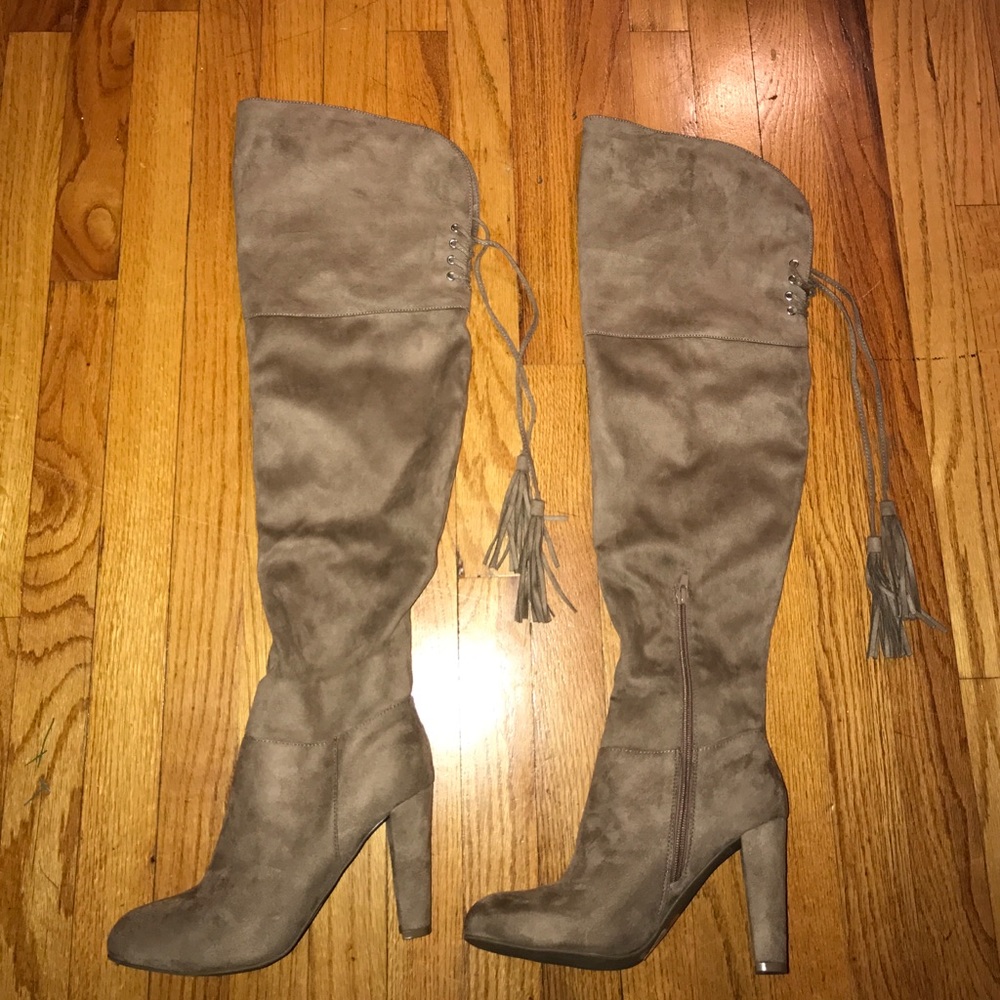 Over the knee high boots