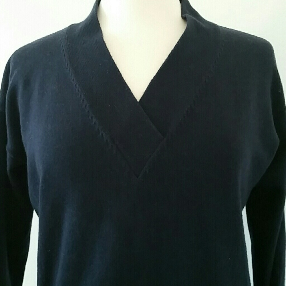 Banana Republic Navy Blue Knit Sweater