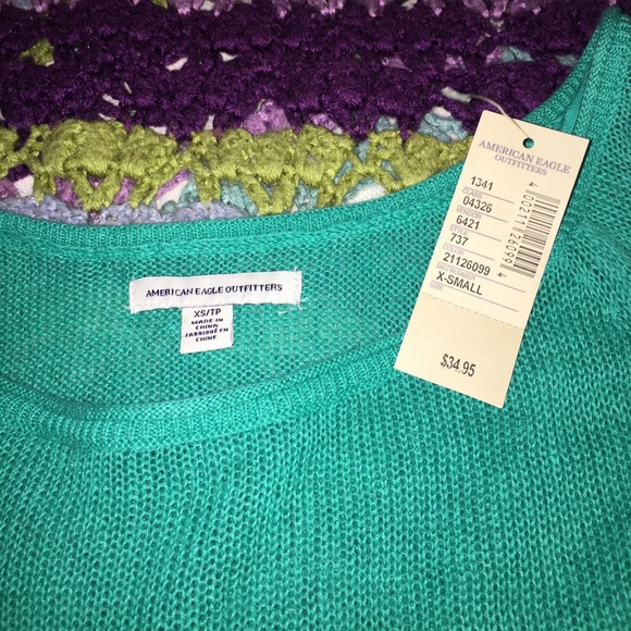 NWT American Eagle long sleeve top size x-small - Picture 2 of 2