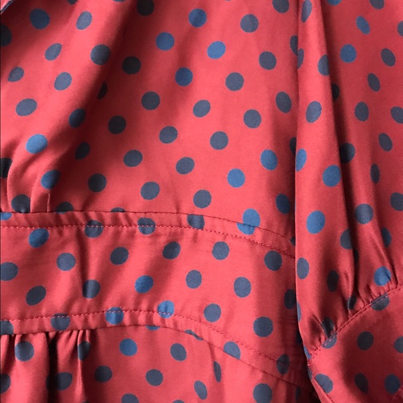 Betsy Johnson Collared 100% Silk Dress - Picture 2 of 3