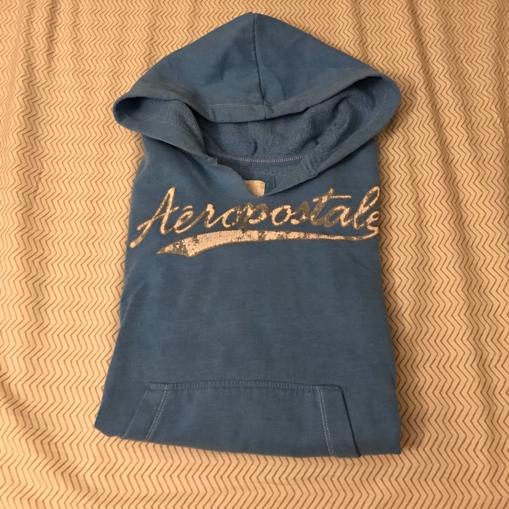 Pale Blue Aeropostale hoodie