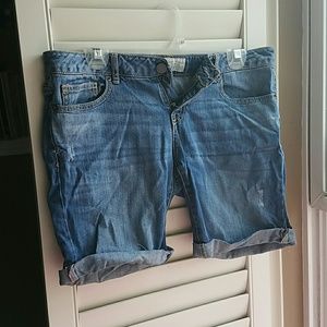 Denim shorts