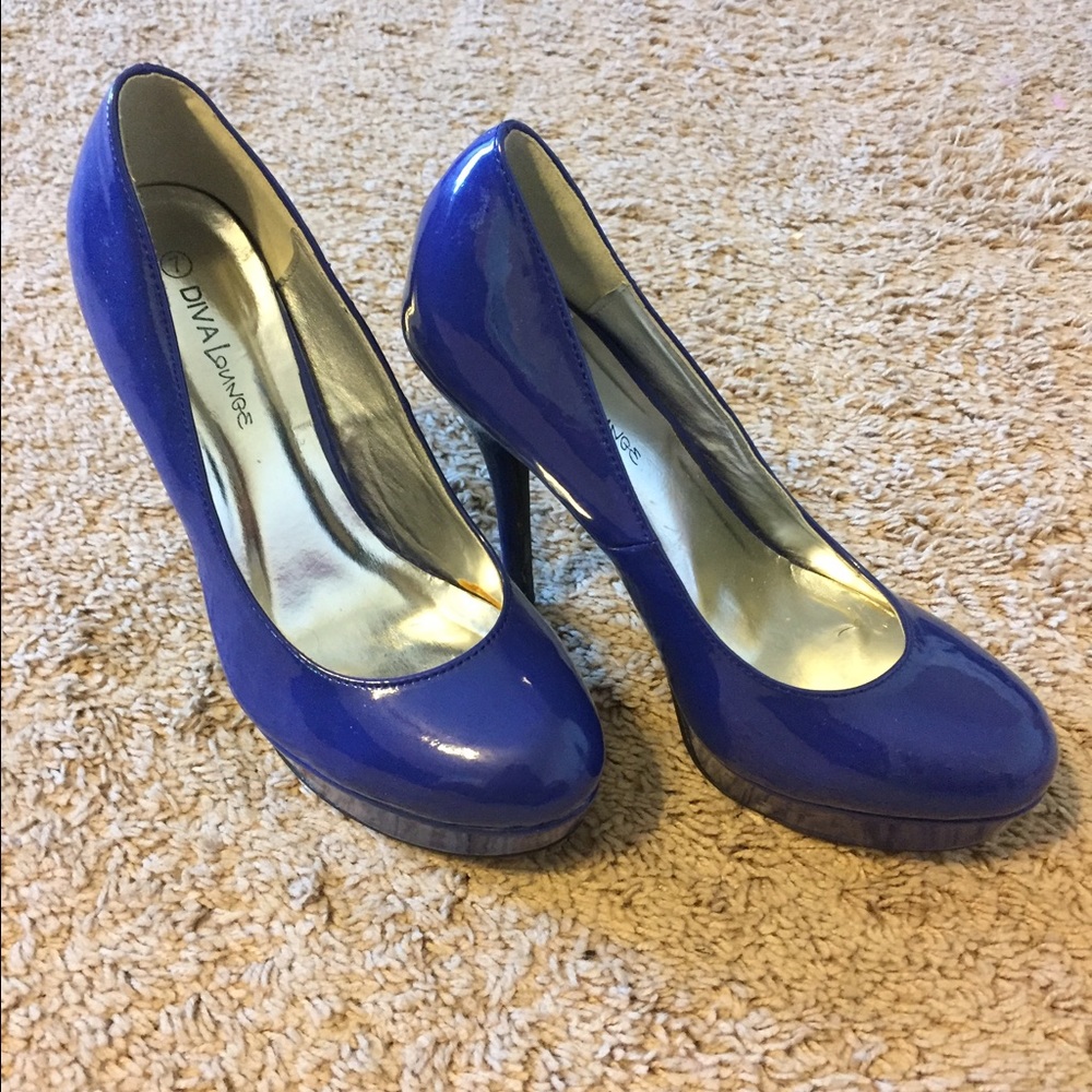 Women's Royal Blue 5-inch Stiletto Heels