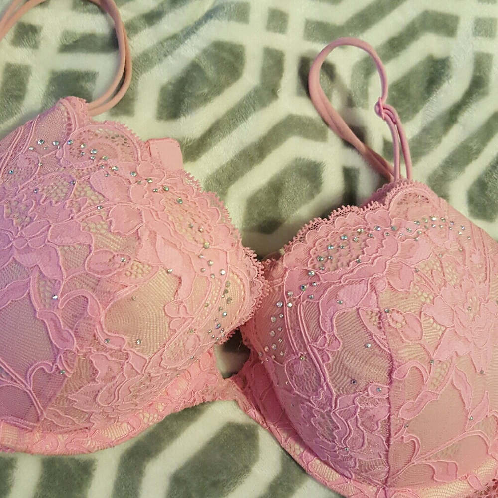VS Very Sexy Push Up Bra w rhinestones