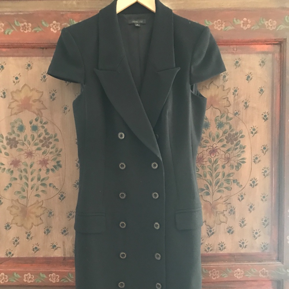 Black double breasted dress