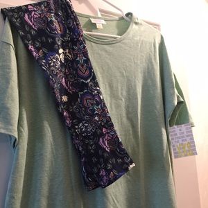 LuLaRoe XXS Irma and One Size Leggings
