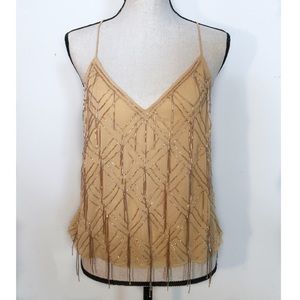 NWT Free People Gatsby Beaded Tank