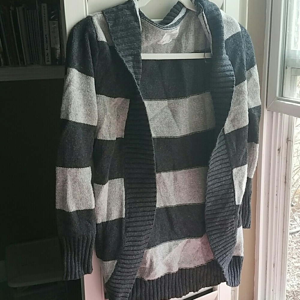 Striped cardigan