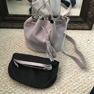 Brand new leather bucket bag