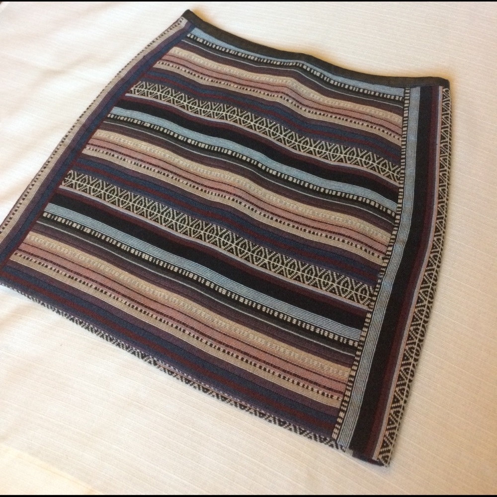 H&M Quilt Pattern Mini Skirt