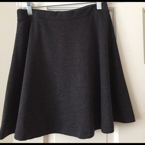 Grey Skater Skirt