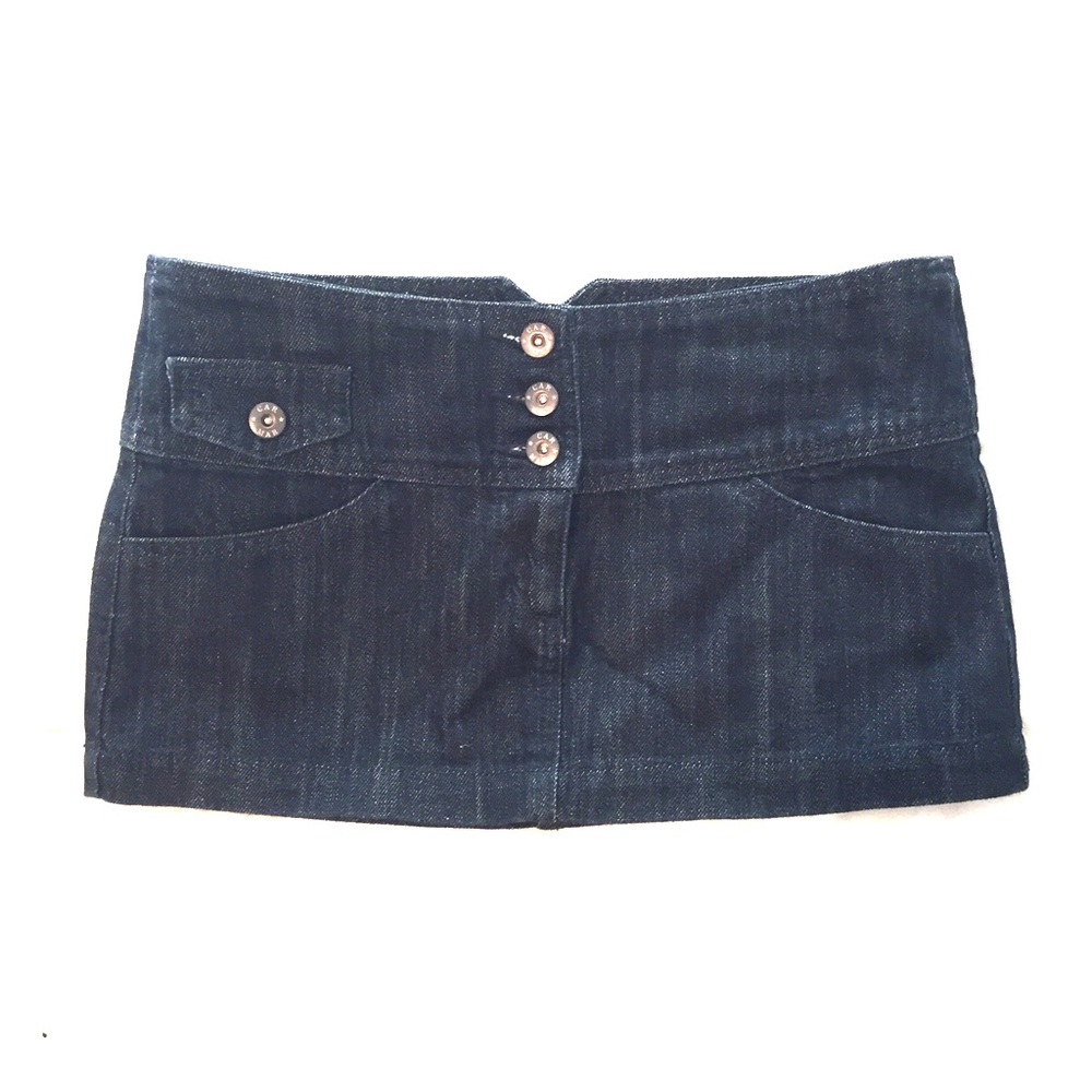 Dark Denim Mini Skirt