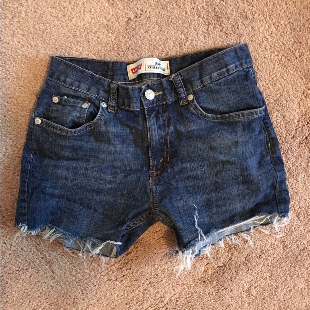 Vintage Levi High Waist Denim Shorts