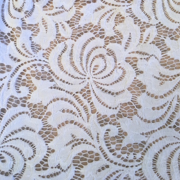 NWT BCBG Alea Off The Shoulder Lace Top - Picture 6 of 6