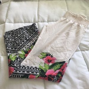 Beautiful palazzo pants ripcurl sz L
