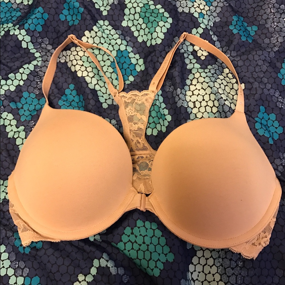34D Nude Crossback Push Up