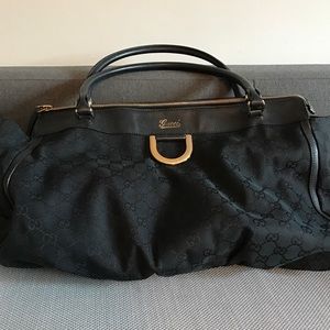 Authentic Gucci Monogram Shoulder/ Tote Bag