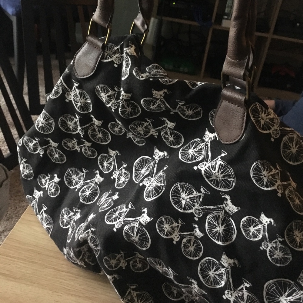 Bicycle Print Bag