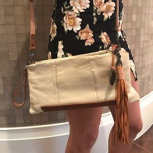 WILL leather goods cream purse