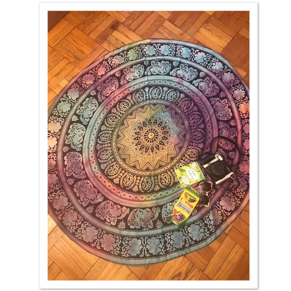 Bohemian Round Beach Towel