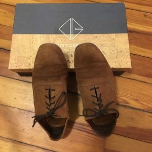 Preowned suede opening ceremony oxfords