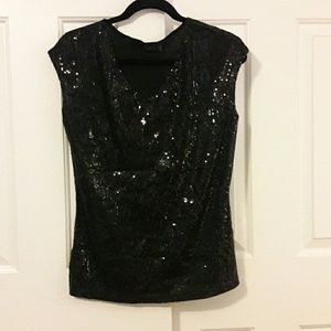 *Reduced price* Black sequin top