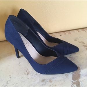 ASOS navy heels
