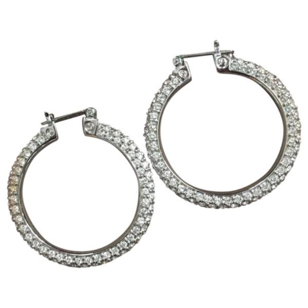 Swarovski hoops