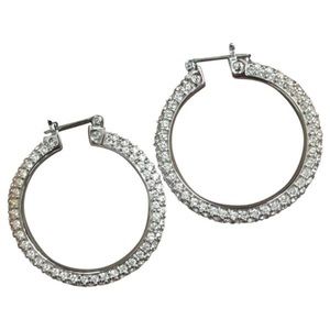Swarovski hoops