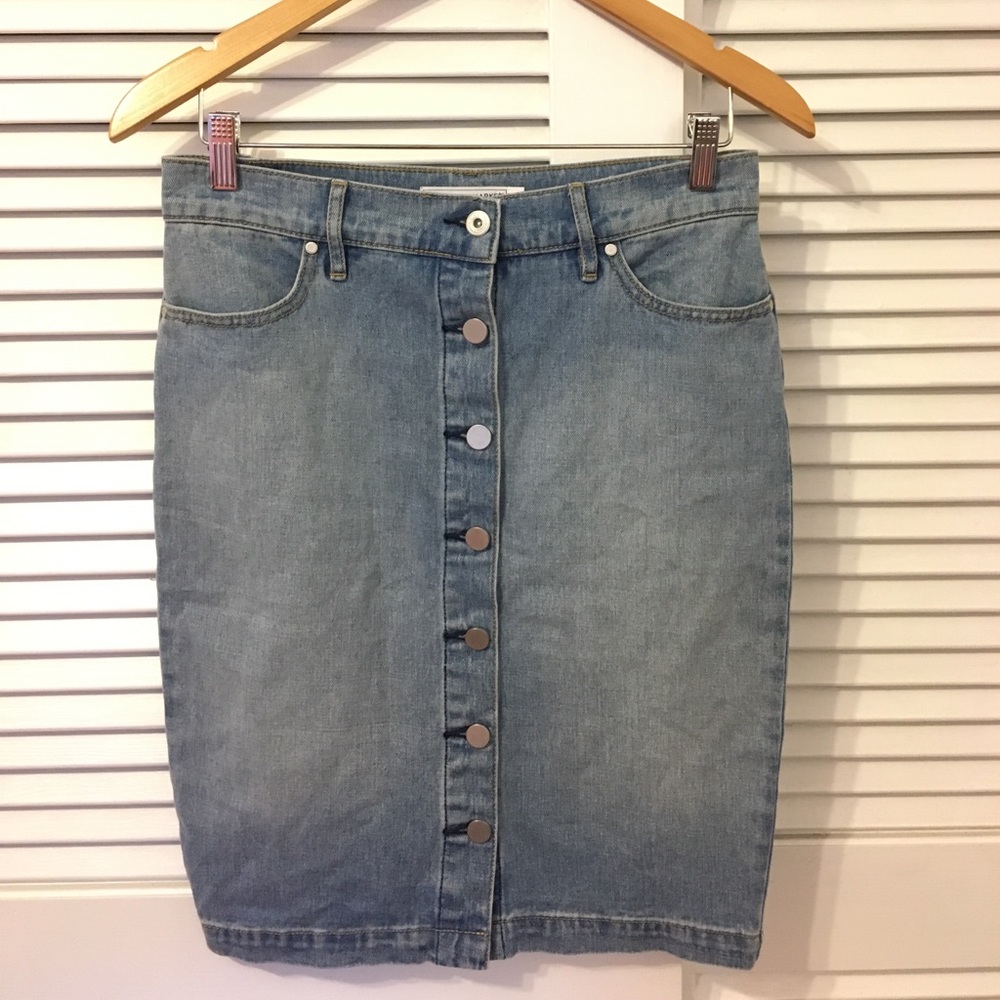 Melrose market denim pencil skirt, 26