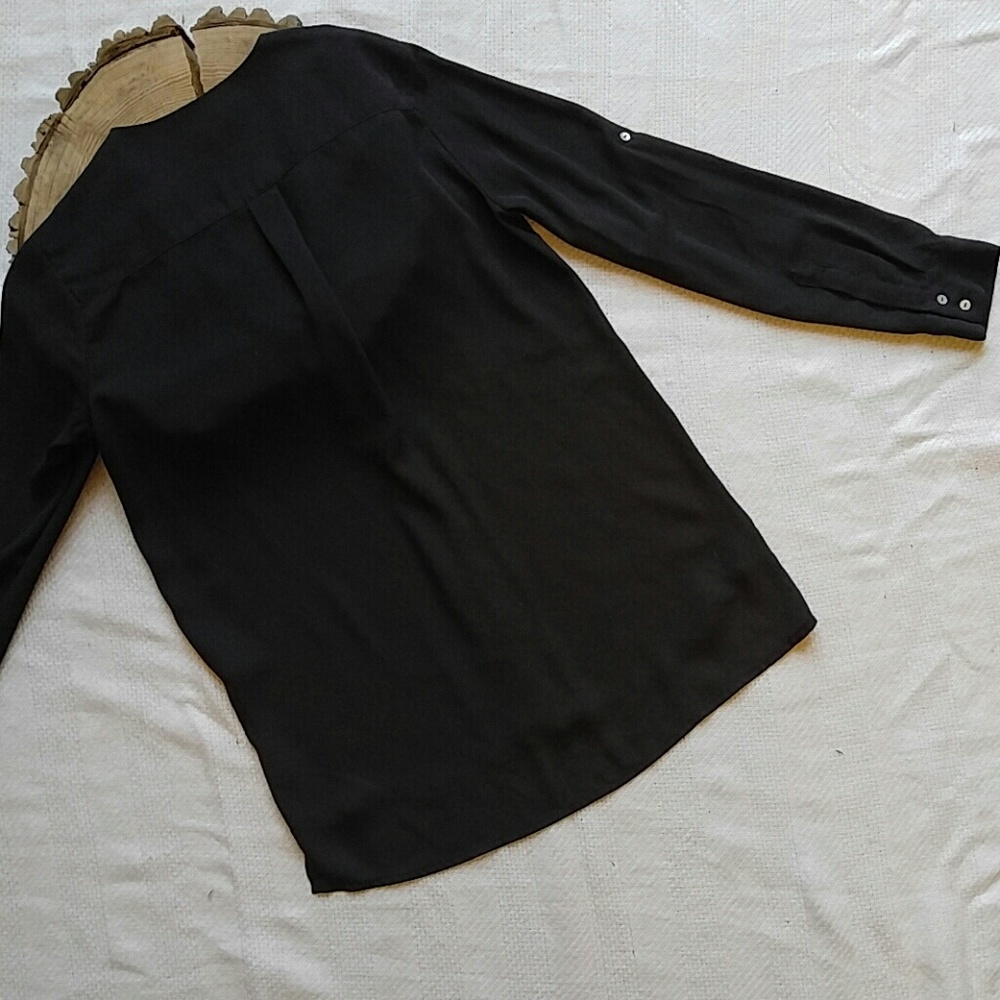 H&M Black Sheer Blouse - Picture 5 of 6