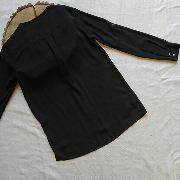 H&M Black Sheer Blouse - Picture 5 of 6