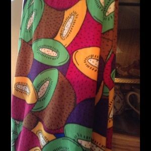 Lularoe leggings Kiwi fruits os