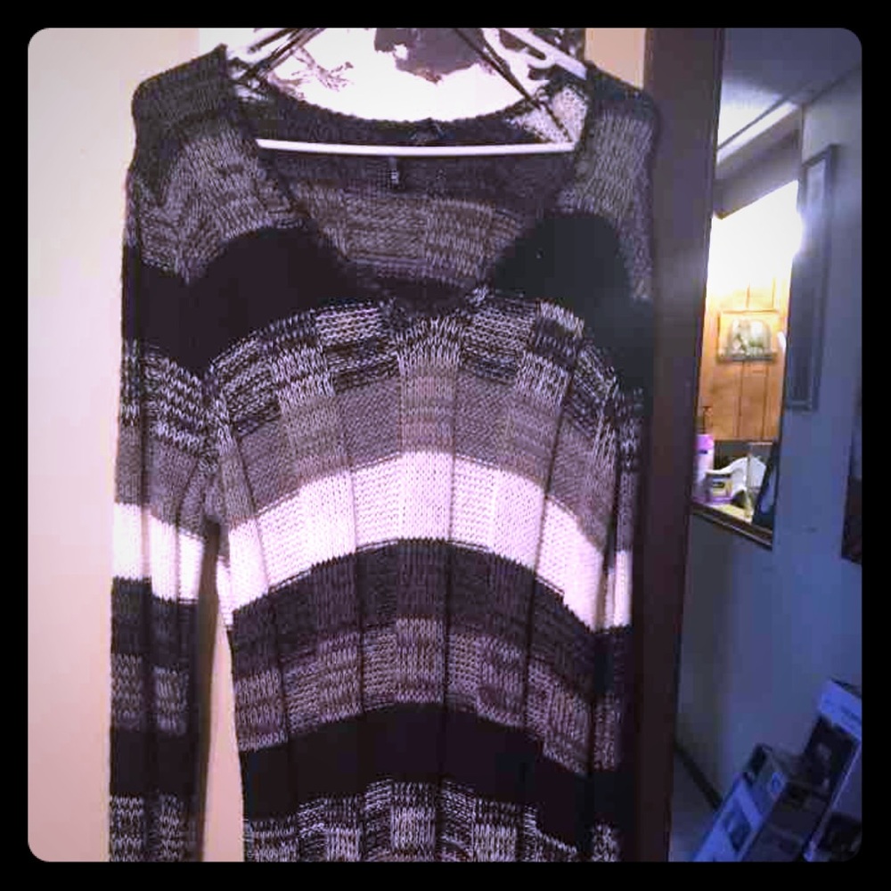 Mid calf length sweater dress