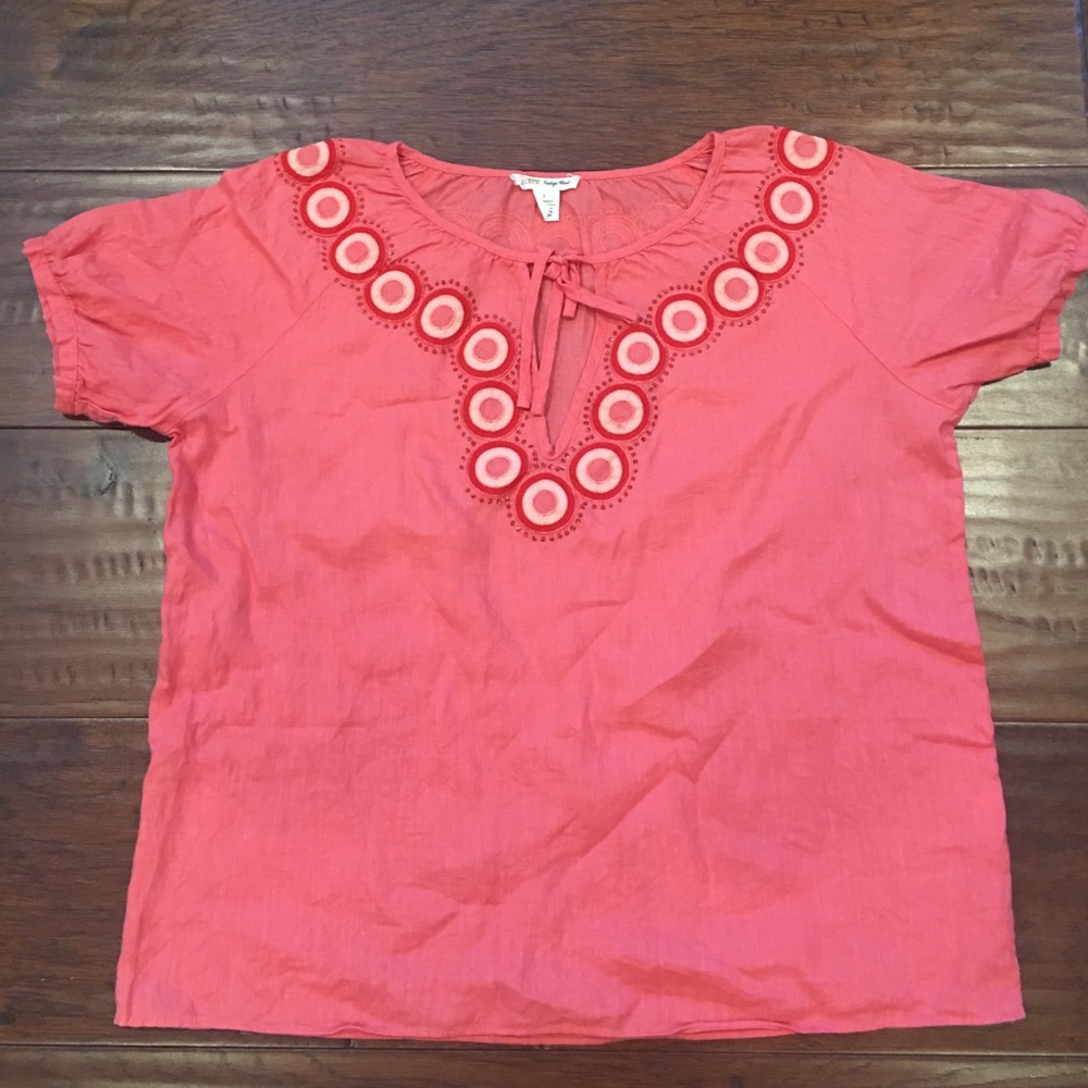 Salmon J. Crew Top