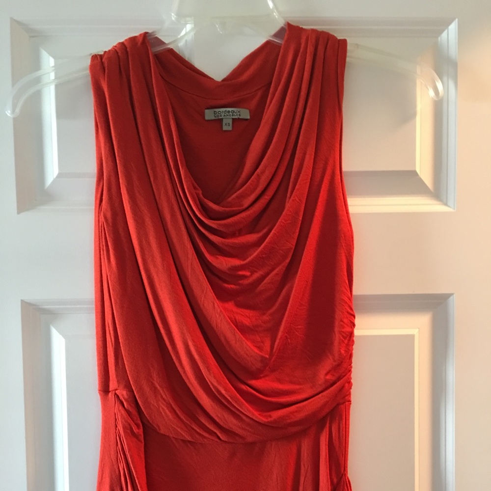 Bordeaux Los Angeles Tomato Red Dress - xs