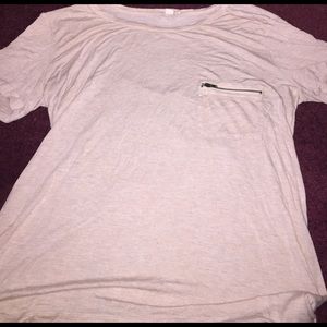 Cream T shirt Size Medium