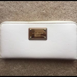 Michael Kors white wallet
