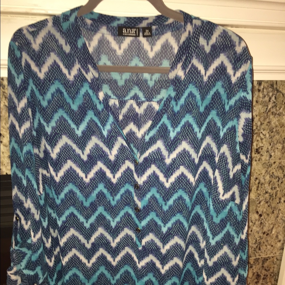 Ana chevron blouse