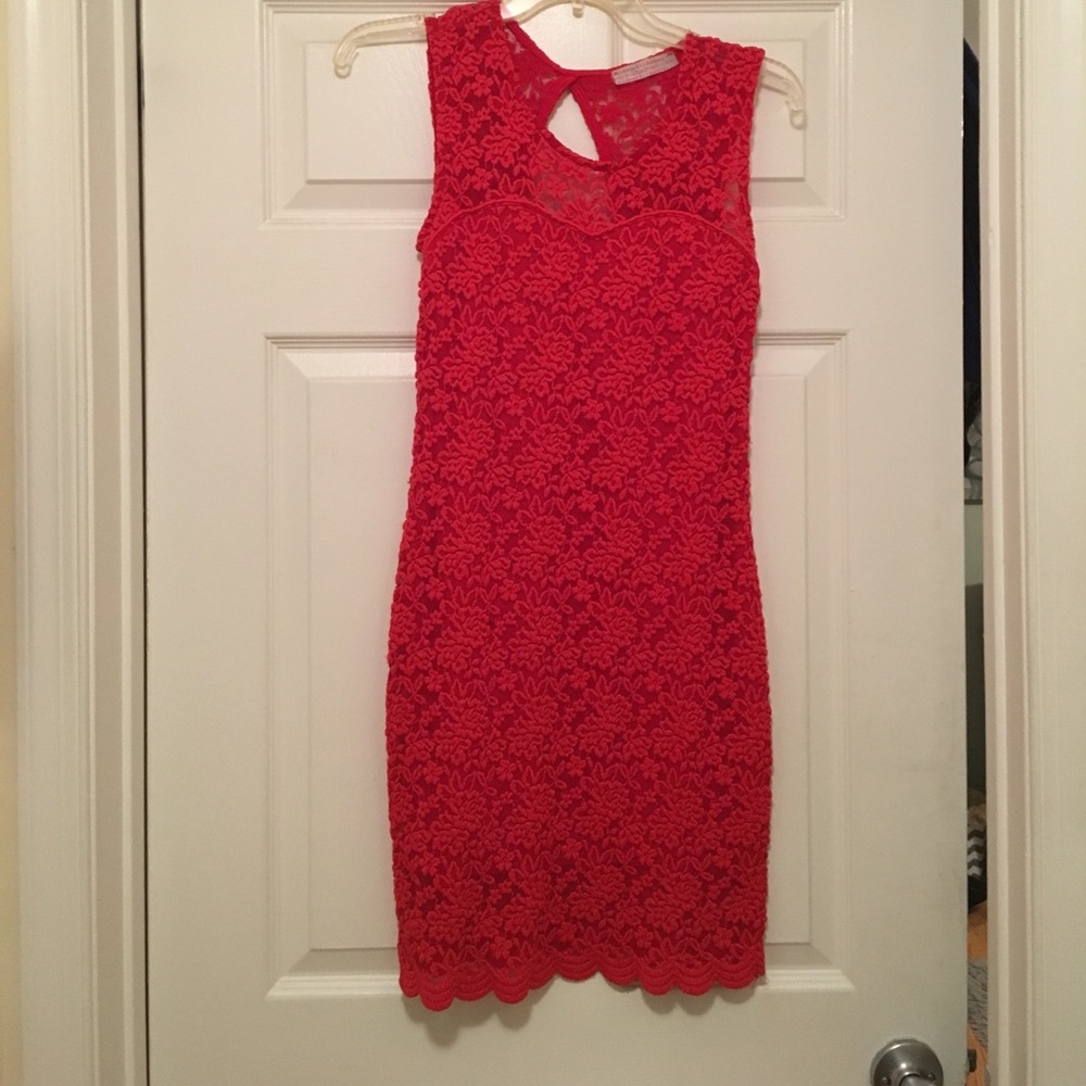 Red Lace Dress