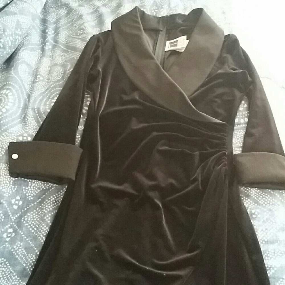 Tadashi black dress