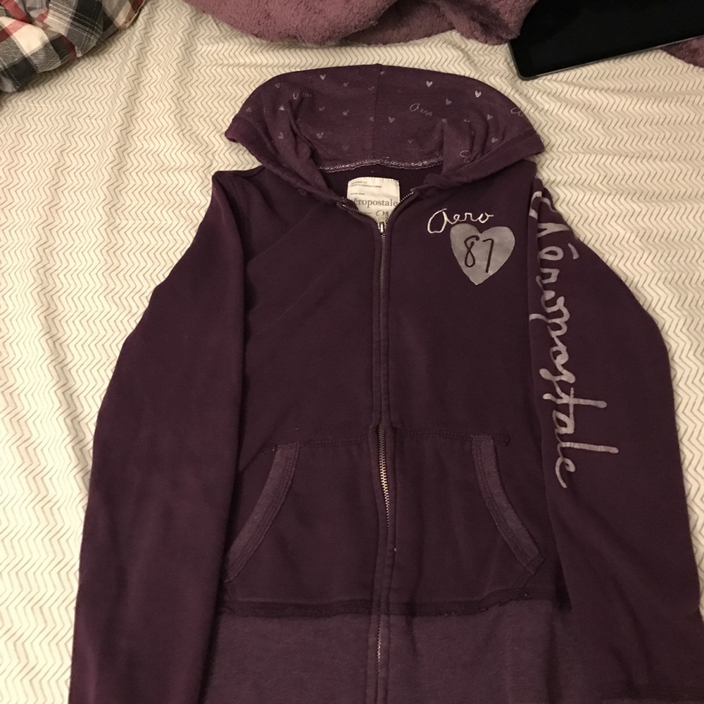 Aeropostale Purple Hoodie